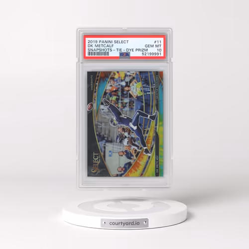 2019 Panini Select Snapshots #11 DK Metcalf - Tie-Dye Prizm (PSA 10 GEM MINT)