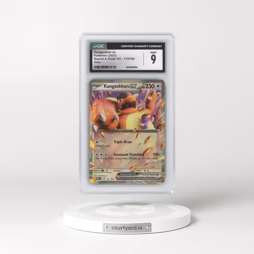 2023 Scarlet & Violet 151 - MEW EN #115/165 Kangaskhan ex (CGC 9 MINT)