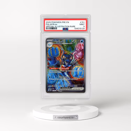 2025 Pokémon Pre EN-Prismatic Evolutions #151 Palafin EX - Holo Special Illustration Rare (PSA 9 MINT)