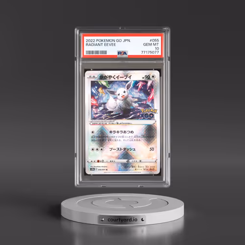 2022 Pokémon Go #055 Radiant Eevee - Holo (PSA 10 GEM MINT)