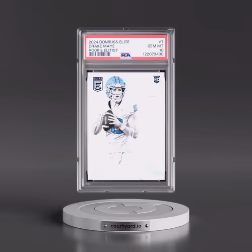 2024 Panini Donruss Elite Rookie Elitist #7 Drake Maye (PSA 10 GEM MINT)