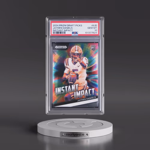 2024 Panini Prizm Draft Picks Instant Impact #IIJD Jayden Daniels (PSA 10 GEM MINT)
