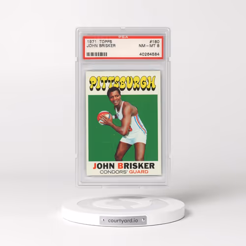 1971 Topps #180 John Brisker (PSA 8 NM-MT)