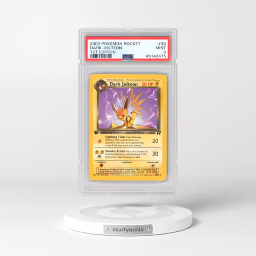 2000 Pokémon Rocket #38 Dark Jolteon - 1st Edition (PSA 9 MINT)