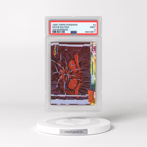 1999 Topps Pokémon the Movie Edt #2 Movie Edition - Awakenings (PSA 9 MINT)