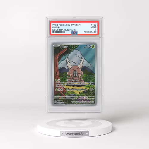 2024 Pokémon Twm EN-Twilight Masquerade #168 Pinsir - Illustration Rare (PSA 9 MINT)