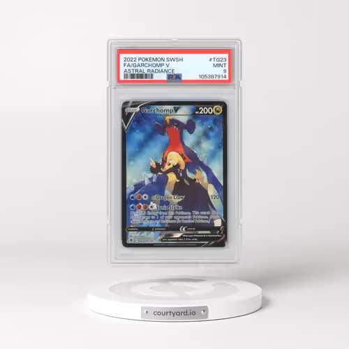 2022 Pokémon Sword & Shield Astral Radiance #TG23 Garchomp V - Holo Full Art (PSA 9 MINT)