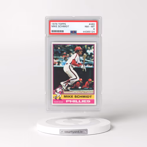 1976 Topps #480 Mike Schmidt (PSA 8 NM-MT)