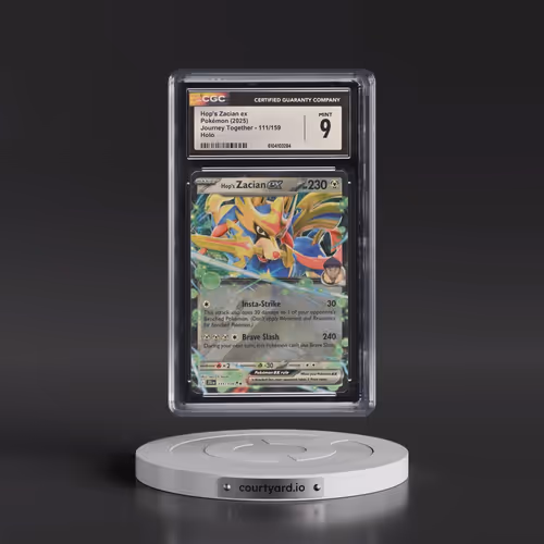 2025 Pokémon Jtg EN-Journey Together #111 Hop's Zacian EX - Holo (CGC 9 MINT)