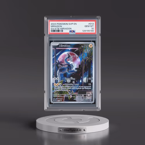 2023 Pokémon Svp EN-SV Black Star Promo #013 Miraidon - Scarlet & Violet Elite Trainer Box-Miraidon