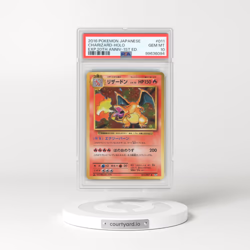 2016 Pokémon Expansion 20th Anniversary #011 Charizard - 1st Edition Holo (PSA 10 GEM MINT)