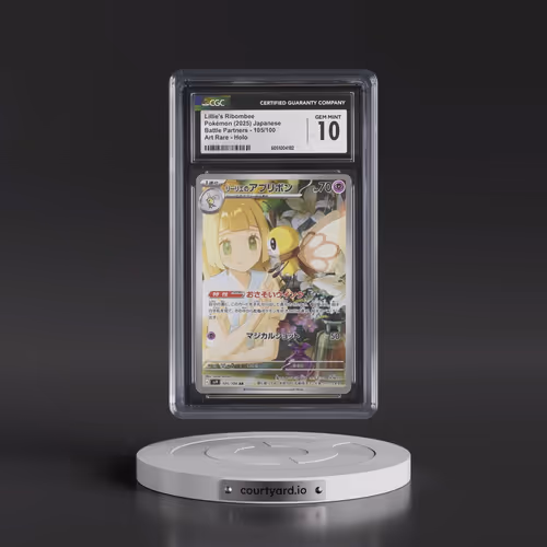 2025 Pokémon SV9-Battle Partners #105 Lillie's Ribombee - Art Rare (CGC 10 GEM MINT)