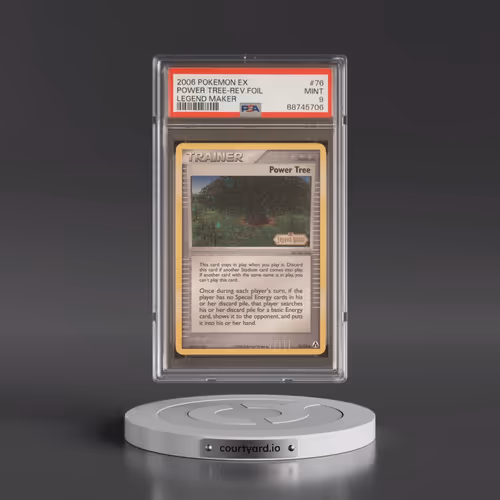 2006 Pokémon EX Legend Maker #76 Power Tree - Reverse Foil (PSA 9 MINT)