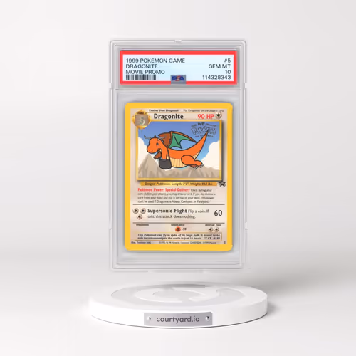 1999 Pokémon Game Movie #5 Dragonite - Movie Promo (PSA 10 GEM MINT)