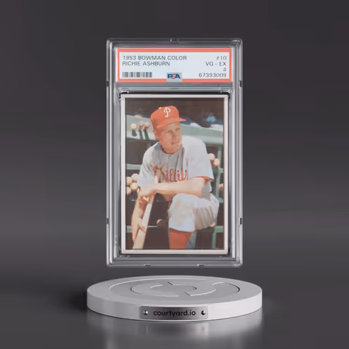 1953 Bowman Color #10 Richie Ashburn (PSA 4 VG-EX)