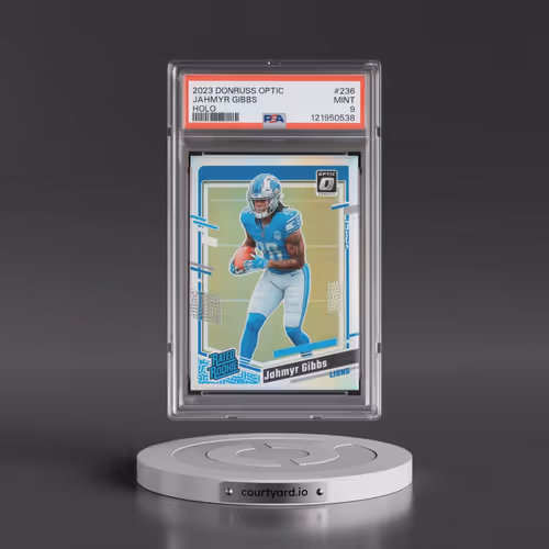 2023 Panini Donruss Optic #236 Jahmyr Gibbs - Holo (PSA 9 MINT)