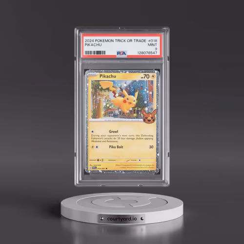 2024 Pokémon Trick or Trade #018 Pikachu (PSA 9 MINT)