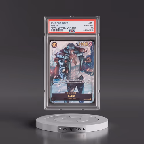 2023 One Piece Paramount War #121 Kuzan - Alternate Art (PSA 10 GEM MINT)