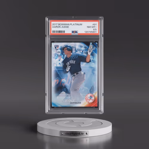 2017 Bowman Platinum #91 Aaron Judge (PSA 8.5 NM-MT+)