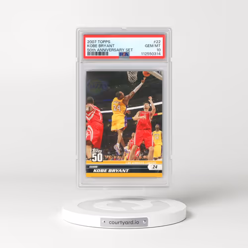 2007 Topps 50th Anniversary Set #22 Kobe Bryant (PSA 10 GEM MINT)