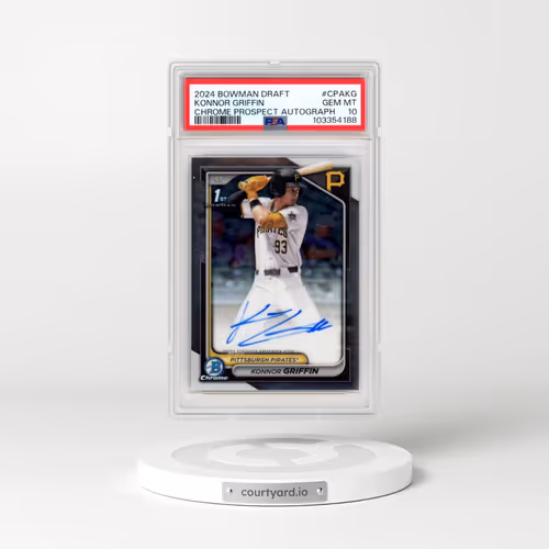 2024 Bowman Draft Chrome Prospect Autographs #CPAKG Konnor Griffin (PSA 10 GEM MINT)