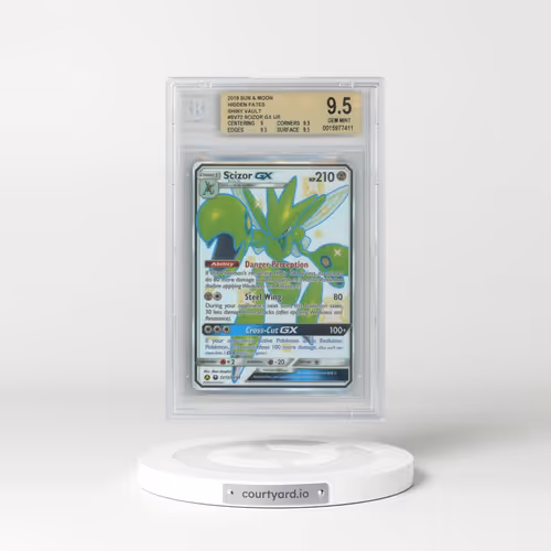 2019 Hidden Fates #SV72 Scizor GX - Holo (BGS 9.5 GEM MINT)