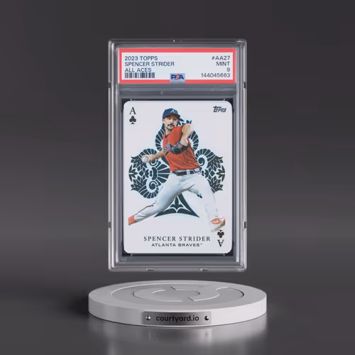 2023 Topps All Aces #AA27 Spencer Strider - Series 2 (PSA 9 MINT)