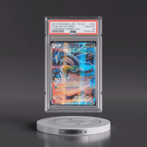 2015 Pokémon Legendary Shine Collection #020 Black Kyurem - 1st Edition Full Art (PSA 10 GEM MINT)