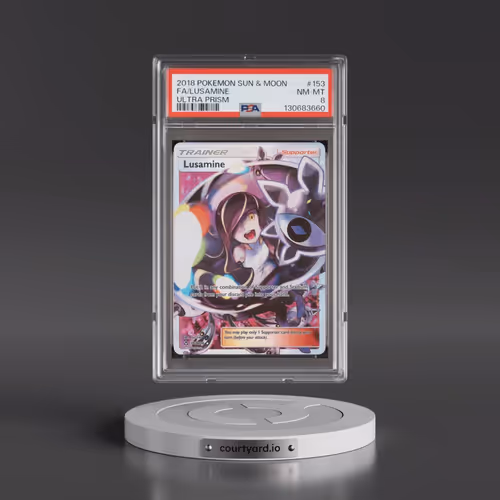 2018 Pokémon Sun & Moon Ultra Prism #153 Lusamine - Full Art (PSA 8 NM-MT)