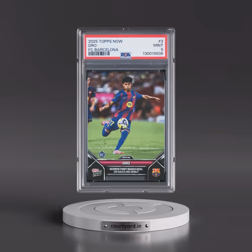 2025-2026 Topps Now FC Barcelona #3 Dro (PSA 9 MINT)