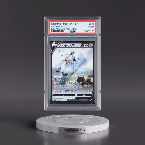 2022 Pokémon S Promo #267 Arceus V - Holo Pokemon Legends: Arceus Pre-Order (PSA 9 MINT)