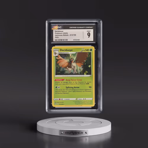 2020 Darkness Ablaze #013/189 Decidueye - Holo (CGC 9 MINT)