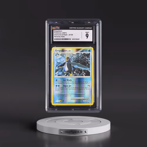 2007 Diamond & Pearl #4/130 Empoleon - Reverse Holo (CGC 9 MINT)