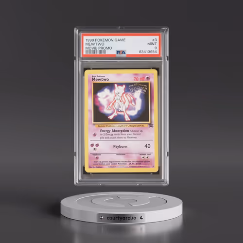 1999 Pokémon Game Movie #3 Mewtwo - Movie Promo (PSA 9 MINT)