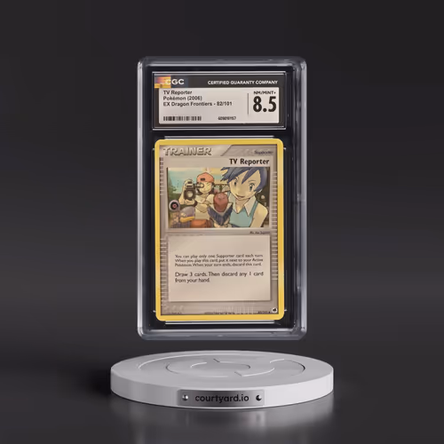 2006 EX Dragon Frontiers #82/101 TV Reporter (CGC 8.5 NM-MT+)