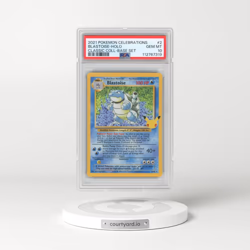 2021 Pokémon Celebrations Classic Collection #2 Blastoise - Holo (PSA 10 GEM MINT)