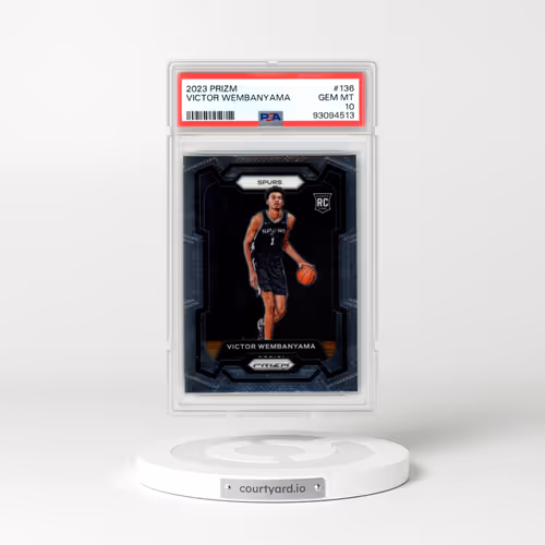 2023 Panini Prizm #136 Victor Wembanyama (PSA 10 GEM MINT)