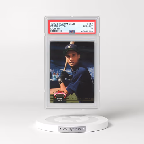 1993 Stadium Club Murphy #117 Derek Jeter (PSA 8 NM-MT)