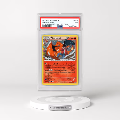 2016 Pokémon XY Generations Radiant Collection #RC5 Charizard (PSA 7 NM)