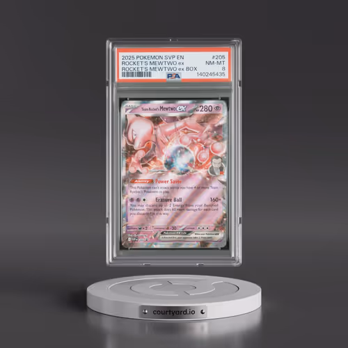 2025 Pokémon Svp EN-SV Black Star Promo #205 Team Rocket's Mewtwo EX - Holo Team Rocket's Mewtwo EX