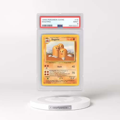 1999 Pokémon Game #19 Dugtrio (PSA 9 MINT)