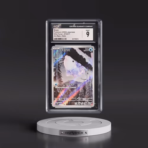 2024 Pokémon Sv5k-Wild Force #073 Snom - Art Rare (CGC 9 MINT)