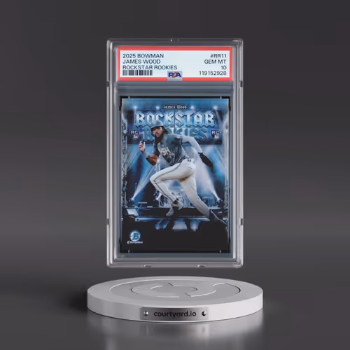 2025 Bowman Rockstar Rookies #RR11 James Wood (PSA 10 GEM MINT)