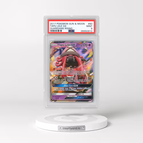 2017 Pokémon Sun & Moon Guardians Rising #60 Tapu Lele GX - Holo (PSA 9 MINT)