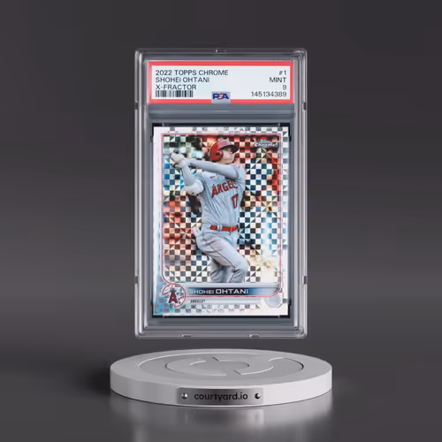 2022 Topps Chrome #1 Shohei Ohtani - X-Fractor (PSA 9 MINT)