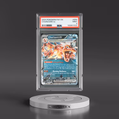 2024 Pokémon Paf EN-Paldean Fates #054 Charizard EX - Holo (PSA 9 MINT)