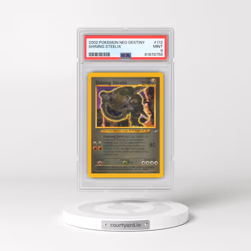 2002 Pokémon Neo Destiny #112 Shining Steelix - Holo (PSA 9 MINT)