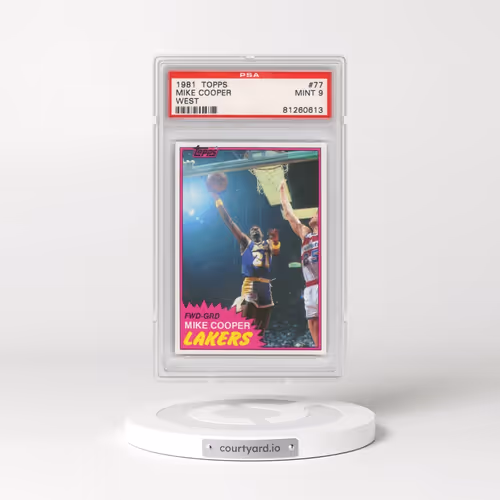 1981 Topps #77 Mike Cooper - West (PSA 9 MINT)