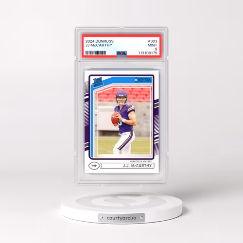 2024 Panini Donruss #303 JJ McCarthy (PSA 9 MINT)