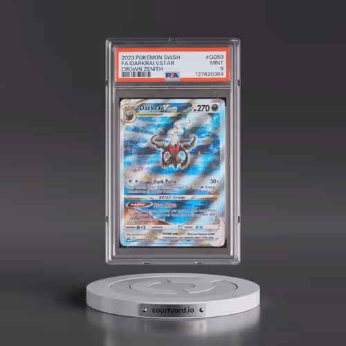 2023 Pokémon Sword and Shield Crown Zenith #GG50 Darkrai Vstar - Full Art (PSA 9 MINT)